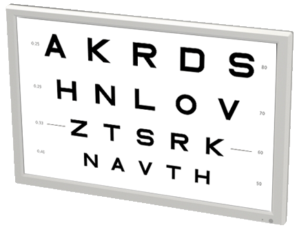 LCD Visual Acuity Chart LC-R1