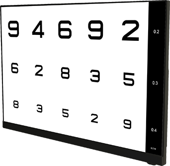 LCD Visual Acuity Chart LC-R11